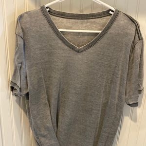 Lucky Brand - Venice Burnout T-Shirt, Medium, Light Gray